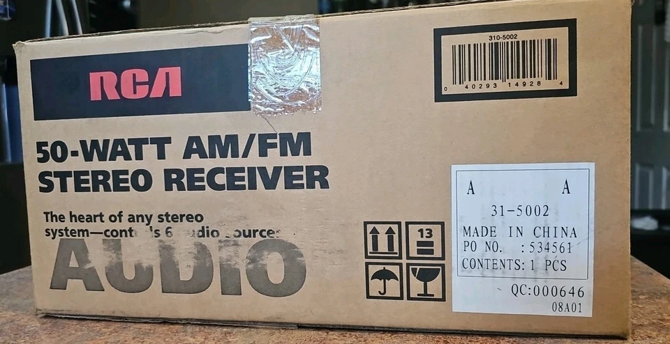 RCA STA-3850 Receiver HiFi Stereo Vintage Home Audio 2 Channel Phono Radio AM/FM - Image 3 of 4