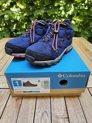 Wanderschuhe Boots Columbia Firecamp Kinder Wasserdicht Größe 32