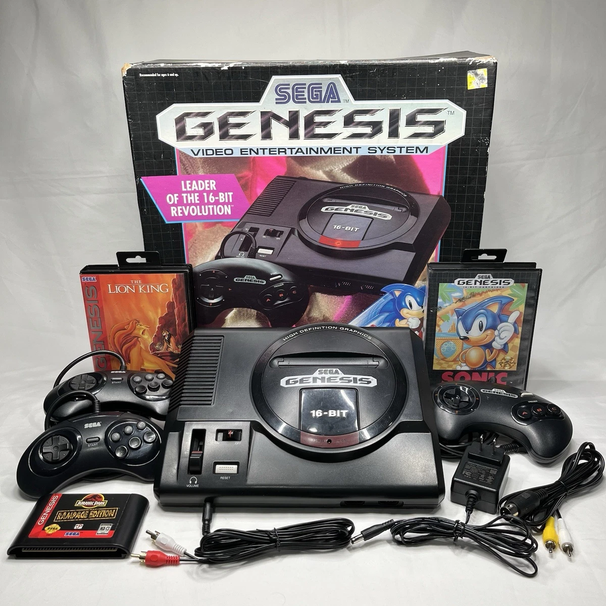 SEGA Genesis 3 Composite RCA Video Game Consoles for sale | eBay