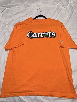 Carrots Logo T-Shirt Orange XL Anwar Carrots Streetwear 100% Cotton Tee