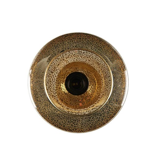 Ink Ivy Table Lamp 17"Hx8.5"Wx8.5"D Gold Mercury Glass 1-Way (On/Off) Round Led - Picture 6 of 7