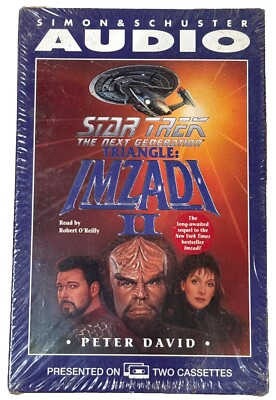 Star Trek The Next Generation IMZADI II Two Cassette Audio Book Brand New