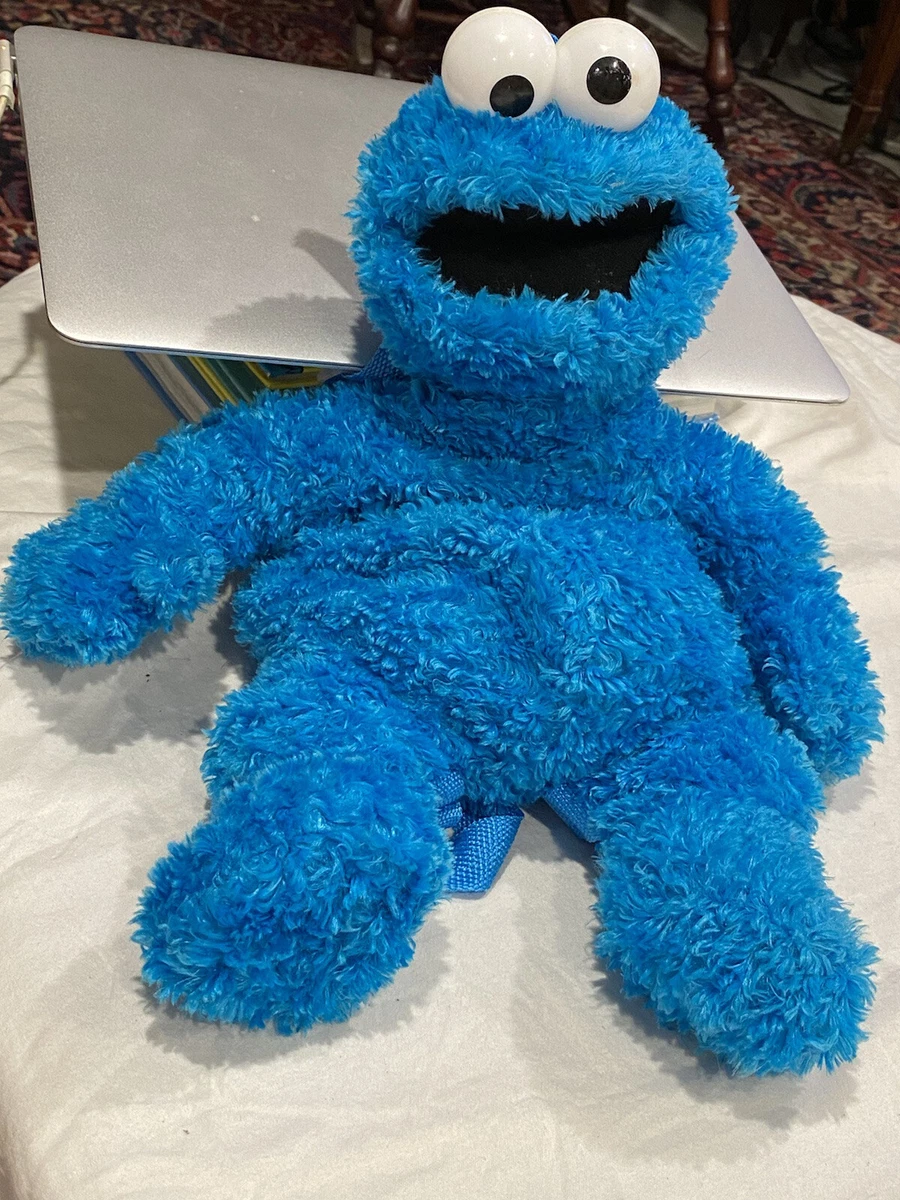 Cookie monster toy with backpack outlet