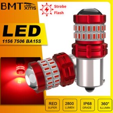 2pcs 1156 Strobe Flashing Red Led Bulb 7056 3497 Canbus Tail Stop Brake Light 2pcs 1156 Strobe Flashing Red Led Bulb 7056 3497 Canbus Tail Stop Brake Light