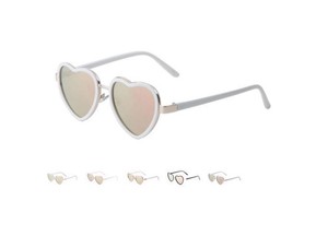 heart sunglasses gold