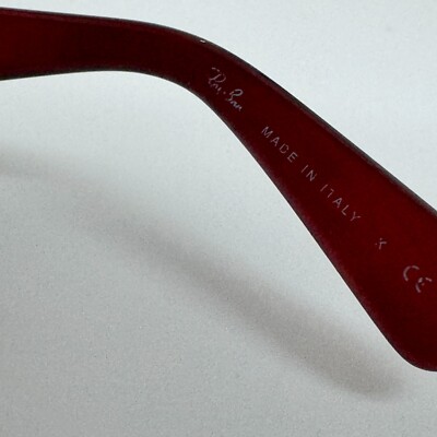 Ray Ban Italy RB 4122 735/8G 3N Red Wine Plastic Sunglasses  display picture 3