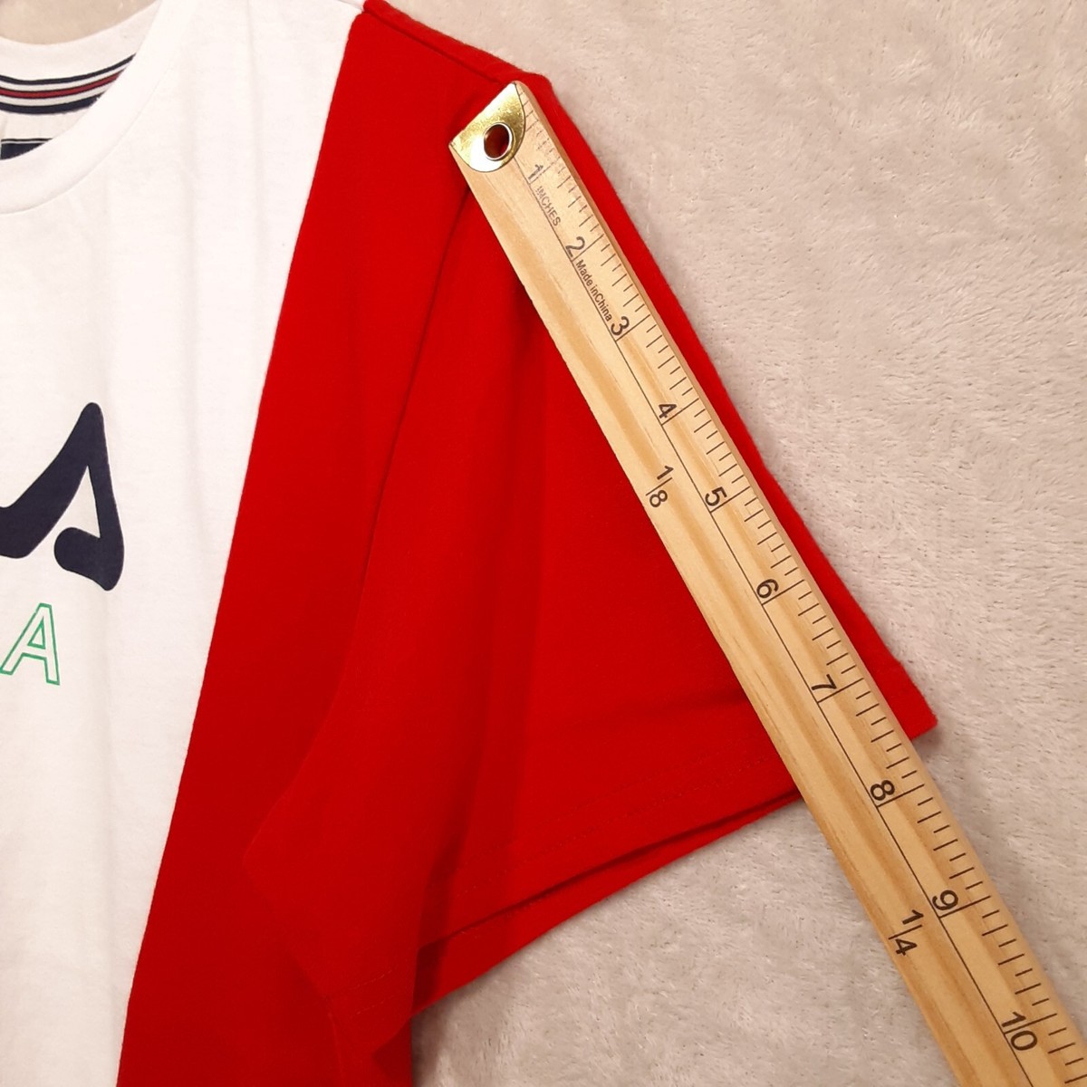 Fila Italia Boys Athletic T-Shirt Sz.XL/Red-White-Green