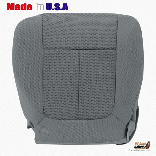 2011 - 2014 Ford F150 Front Driver Passenger Cloth Replacement Seat Cover Gray - Picture 2 of 9