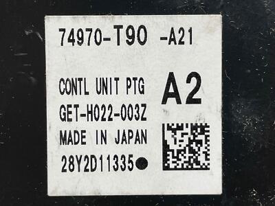 2023 Honda Pilot Elite Control Unit Power Tailgate Module Oem 74970-t90-a21 23