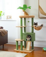 Cat Tree with Sisal Scratching Posts, Multi-Level Tower, and Spacious Condo
