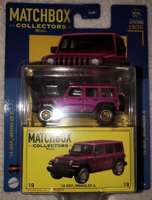 Matchbox Collectors 2018 Jeep Wrangler JL #19/20 MB COLLECTORS 2024