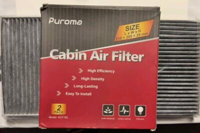 Cabin Air Filter Activated Charcoal Layer Replacement For CP182 CF11182 Hcf182
