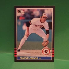 1985 Donruss Wayne Gross #228 Baltimore Orioles Baseball Card