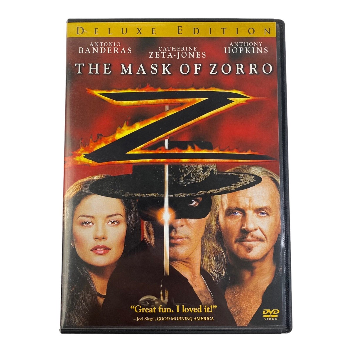 The Mask of Zorro (DVD, 1998) Action, Antonio Banderas, Anthony