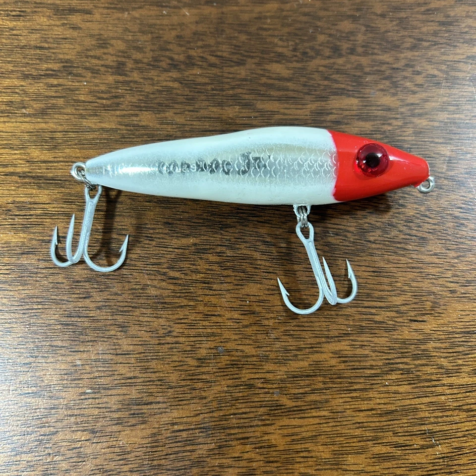Señuelo de pesca vintage Mirrolure Top Dog Jr. Topwater artículos deportivos cebos usado Foto 2 de 3