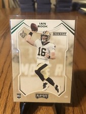 2021 Panini Playoff Football Rookie Card Ian Book SP Kickoff Green Foil Parallel