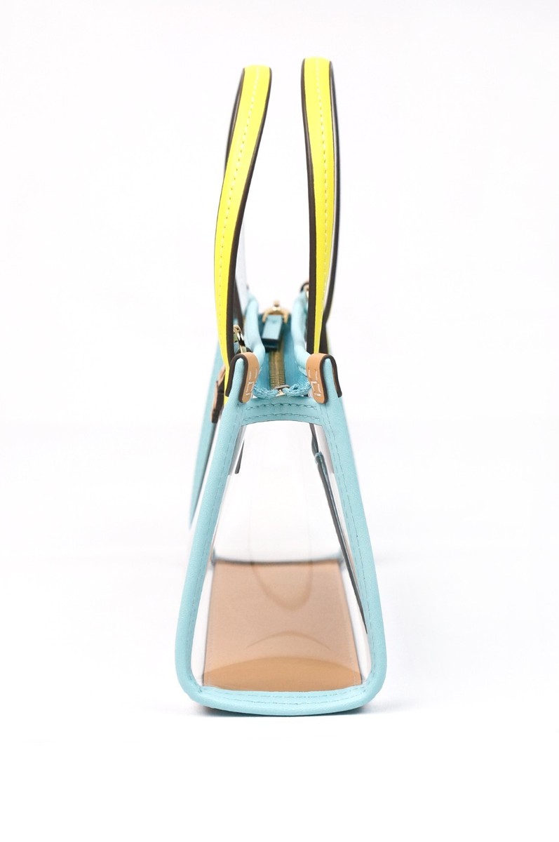 Latest Tory Burch Blake Clear Vinyl Multi Color Mini Tote