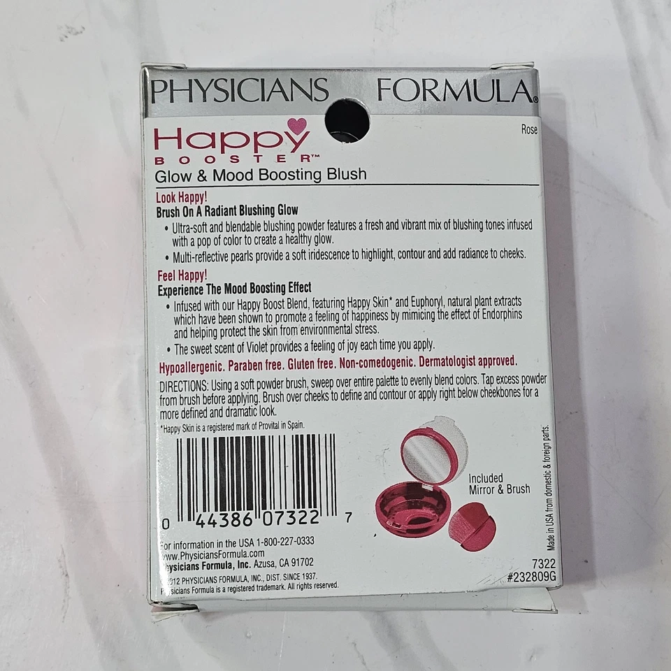 Physicians Formula Happy Booster Glow & Mood Boosting Blush, Rose #7322 - Image 3 of 3