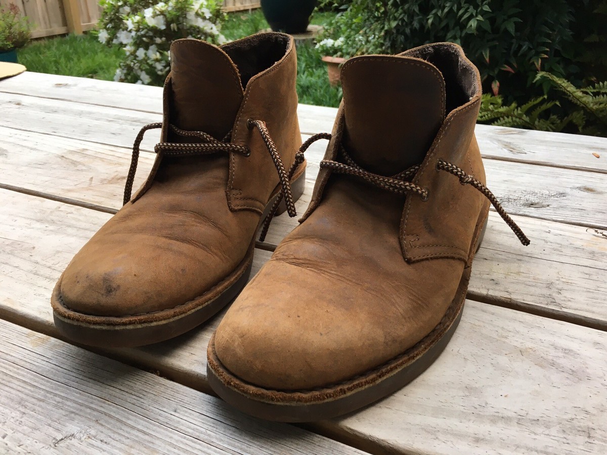 Clarks DesertBoot Desert Boot Brown Shoes Mens Size 10.5 | eBay
