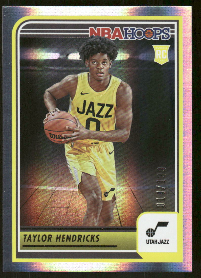 2023-24 Hoops #236 Taylor Hendricks Silver #/199
