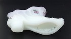 Fenton Art Glass Milk Glass Victorian Slipper Shoe Hand Painted Artist Signed 3" — photo 9