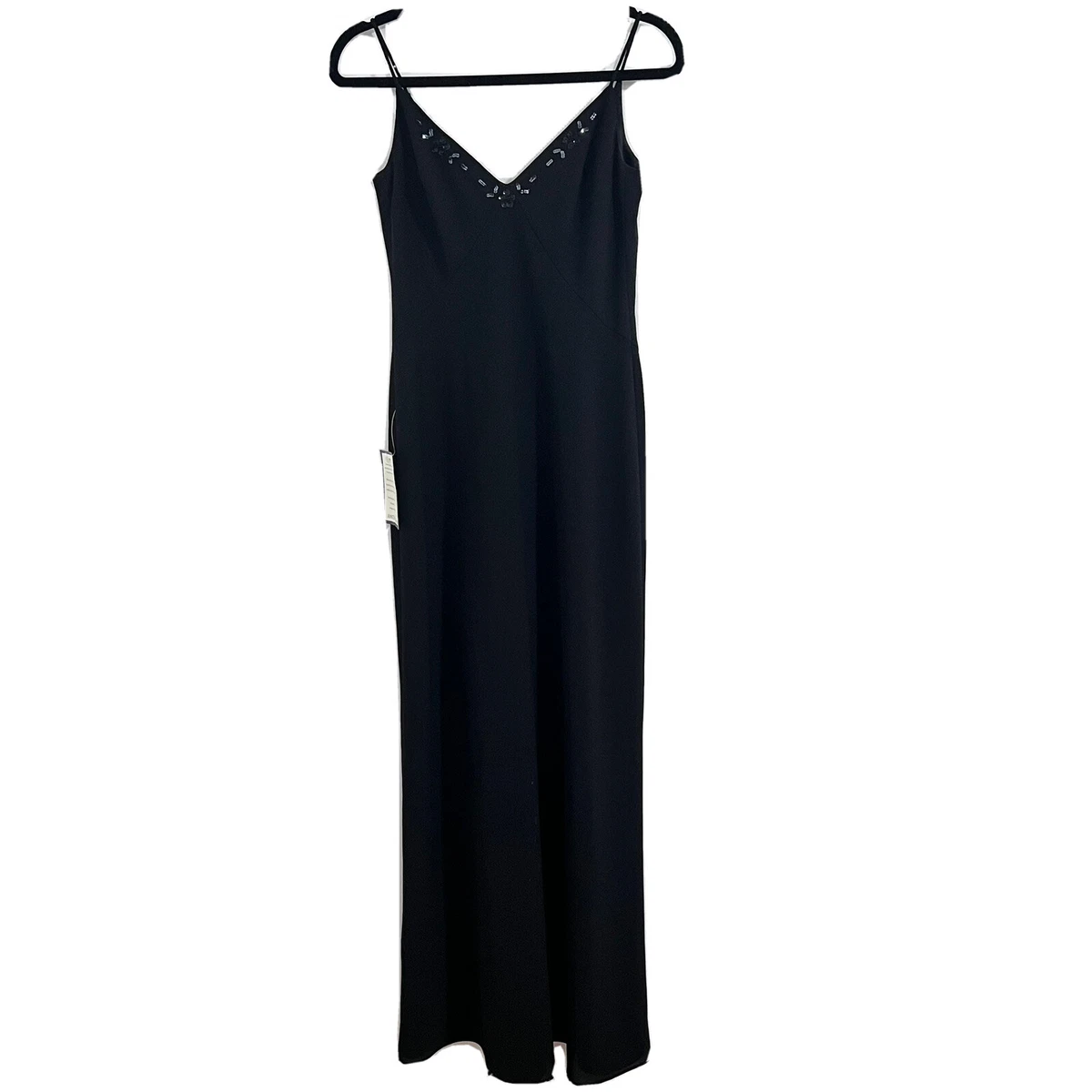 Ann Taylor Vintage Black Formal Maxi Long Evening Dress