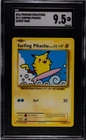 Pokemon TCG Surfing Pikachu Pokemon Evolutions 111/108 Secret Rare SGC 9.5