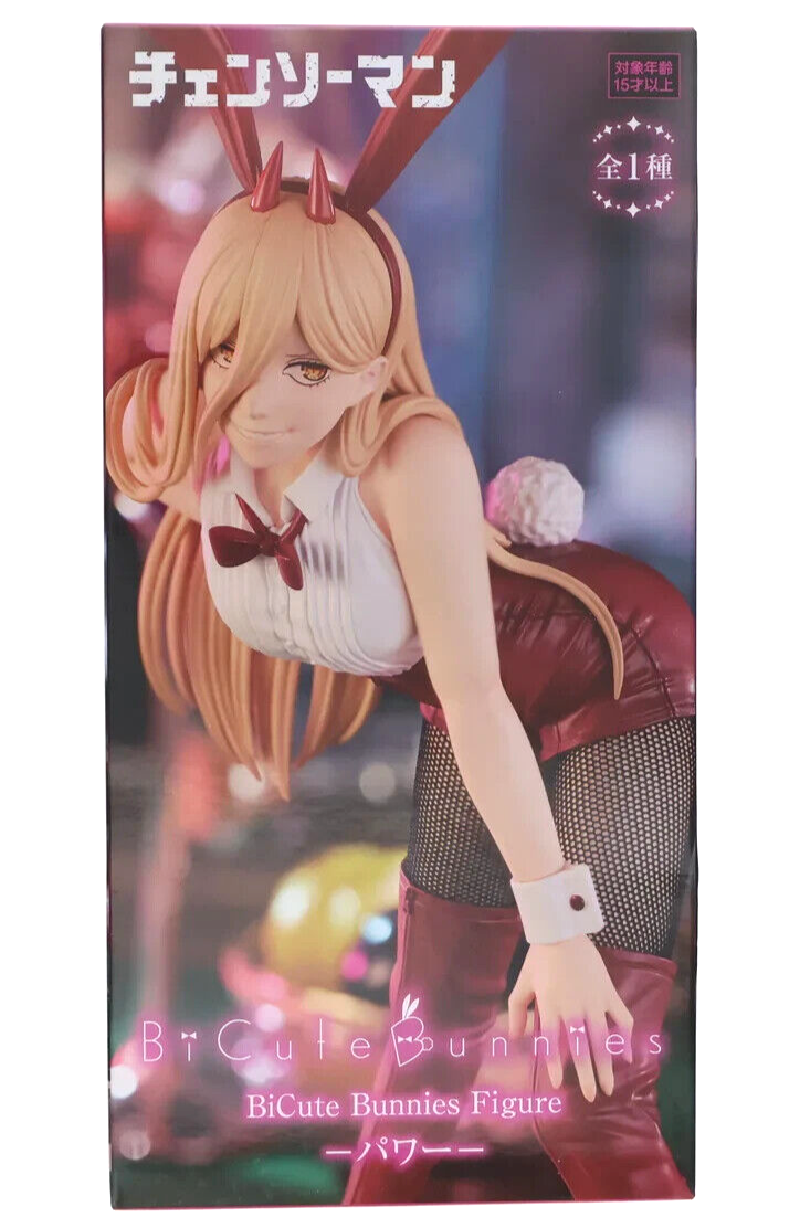 Chainsaw Man Power BiCute Bunnies Figure FuRyu NEW 9.8 in / 25 cm