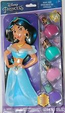 Disney Princess Jasmine 5 Piece Nail Polish Set With Collectible Tin