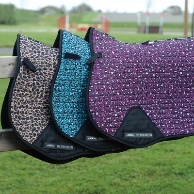 Weatherbeeta Prime LEOPARD Jump GP Sellage Pad Tessuto Matchy Edizione Limitata
