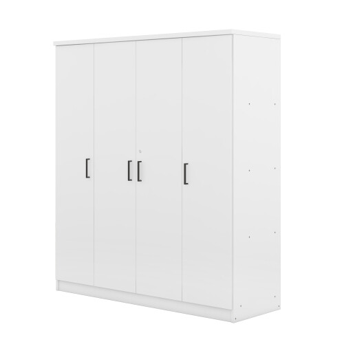 3-Door Wardrobe and 2 Drawers 4-Door Wardrobe with Drawer Bedroom Furniture Sets - Picture 13 of 66