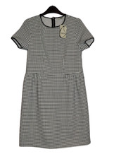 Oasis Black/White Tea Dress Size Medium rrp £40 DH100 BB 02