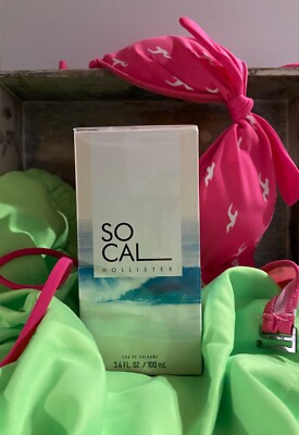 Mens 3.4 HOLLISTER SOCAL! NEW Sealed! spray cologne! 