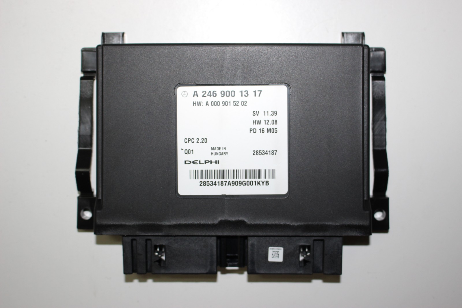 2016 MERCEDES W246 B CLASS / CENTRAL POWERTRAIN CONTROLLER MODULE 