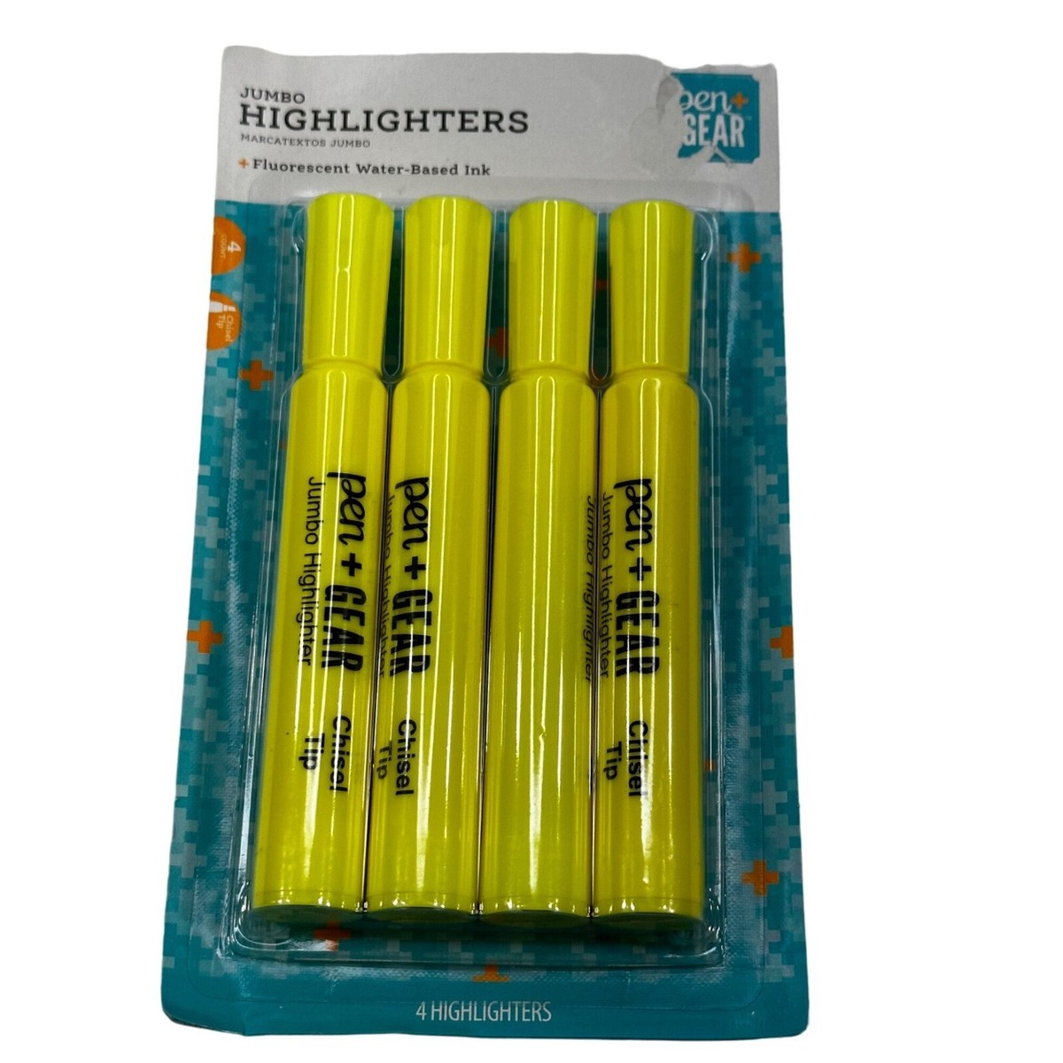 Pen And Gear Yellow Highlighter Chisel Tip Non Toxic Pack New