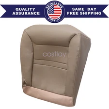 Passenger Bottom Replacement Leather Seat Cover Tan For 2000-2001 Ford Excursion