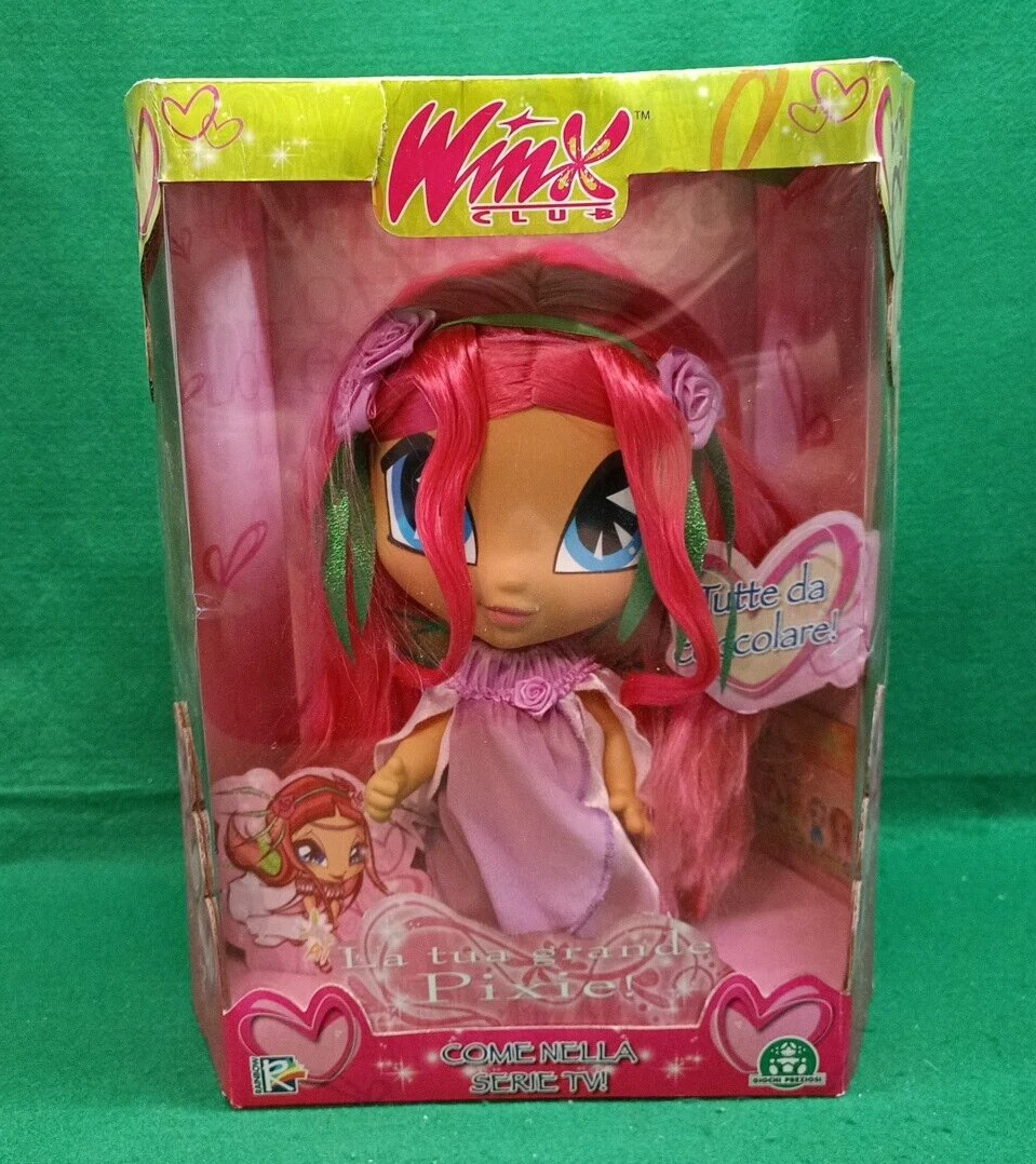 Winx – Musa Fata, Bambola 27 cm con Ali Removibili e Look da Fata della Musica, Snodata, Giocattolo per Bambina e Bambini dai 4 Anni in su