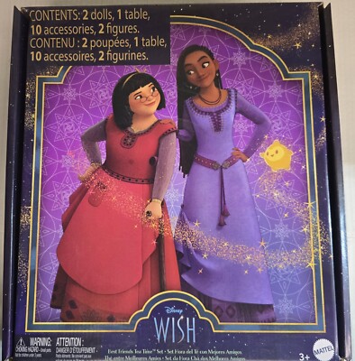 Disney s Wish Asha & Dahlia of Rosas Best Friends Tea Time Playset.