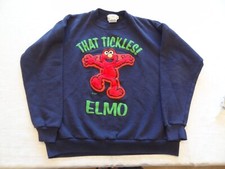 Vintage Sesame Street Elmo That Tickles Sweatshirt Youth XL 18-20 