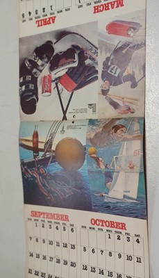 1979 1980 Coca Cola Calendar Coke Moscow Lake Placid Olympics Boycott Flame  | eBay