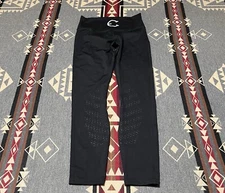 Equestrian Club Pull-On Riding Leggings Black Womens S M7