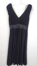 Coldwater Creek Dress Womens 6 Black Sleeveless Fit & Flare LBD Elegant Dressy