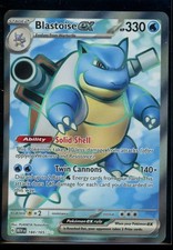 Pokemon Card | Blastoise Ex 184/165 Full Art Scarlet & Violet 151 ENG NM on eBay
