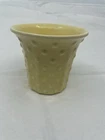 Nelson McCoy hobnail cream yellow 1930's USA 5” Diameter