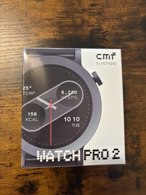 CMF by Nothing Watch Pro 2 Smartwatch mit 1,32'' AMOLED-Display - Dunkelgrau
