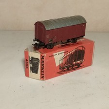 Märklin HO 4505 – Carro coperto marrone, BOX buono M155