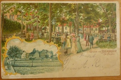 Gruss vom Bremerhof 1901 Betzenberg Stelzenberg Kaiserslautern Pfalz