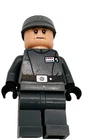 LEGO Star Wars Imperial Officer Minifigure Imperial Navy Dark Blue Gray Uniform