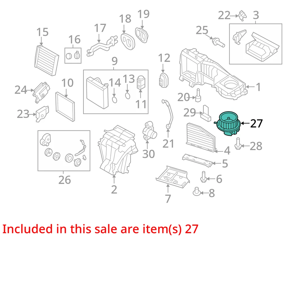2006 Volkswagen Passat Heater Ac Blower Motor V6IC1 - Image 3 of 4