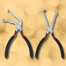 2pcs Electrical Disconnect Pliers Fuel Line Petrol Clip Pipe Pliers Repair Tools